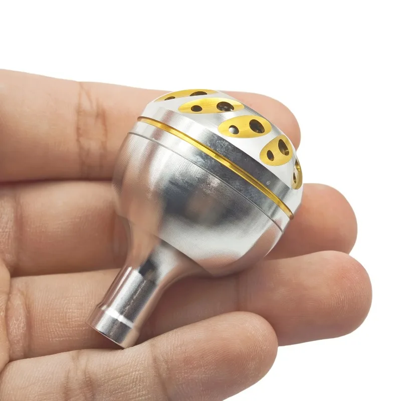 Spincast Reel - 1PC 球形ハンドルノブベイトキャスタースピニングリールラウンドリールユニバーサルノブハンドルノブアクセサリー釣り改造部品