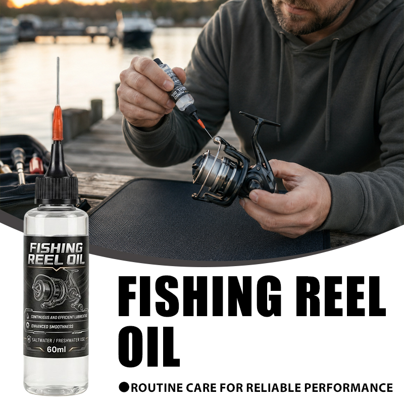 Reel Repair Kit - 釣り用リールオイル潤滑剤液体メンテナンスフォーミュラ（海水・淡水スピニングリールおよびベイトキャスティングリール用）60ml
