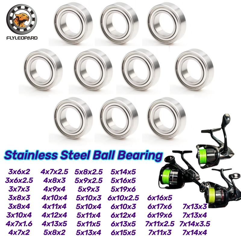 Fly Reel - 10 個 SMR85ZZ 5x8x2.5mm ABEC-9 ステンレス鋼ベアリング