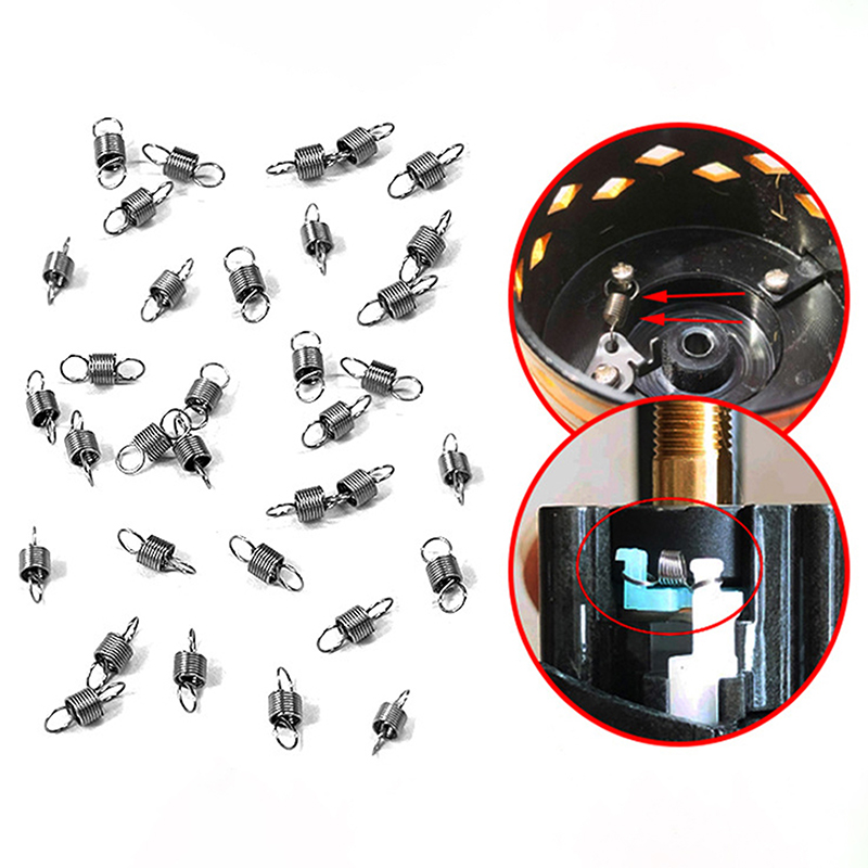Fly Reel - 新しい · 10 個スピニングホイールスイングアーム反転スイッチリターンスプリング釣りリールスプリングアクセサリースピニングホイールエクステンションスプリング