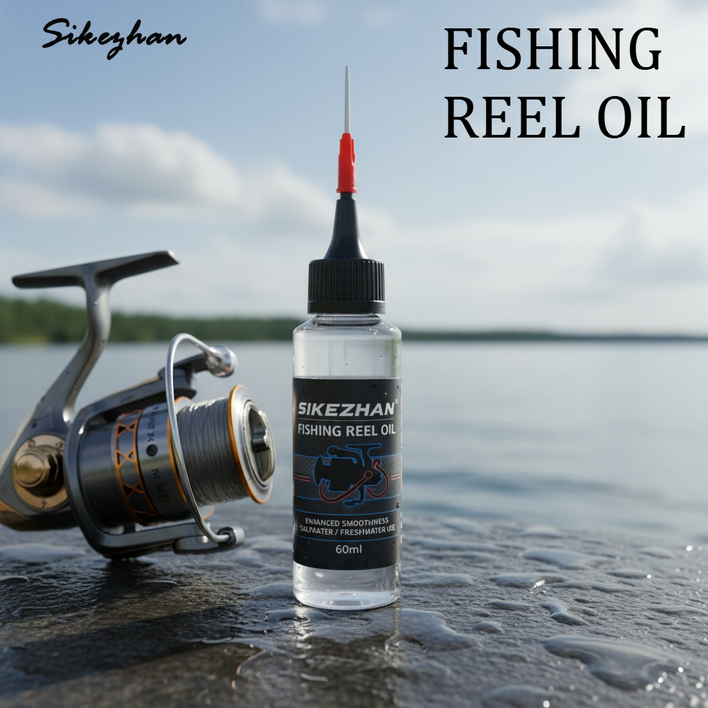 Fly Reel - 精密針付きフィッシングリールオイル – スムーズなキャスティングと腐食防止のためのリール潤滑剤、海水および淡水での使用