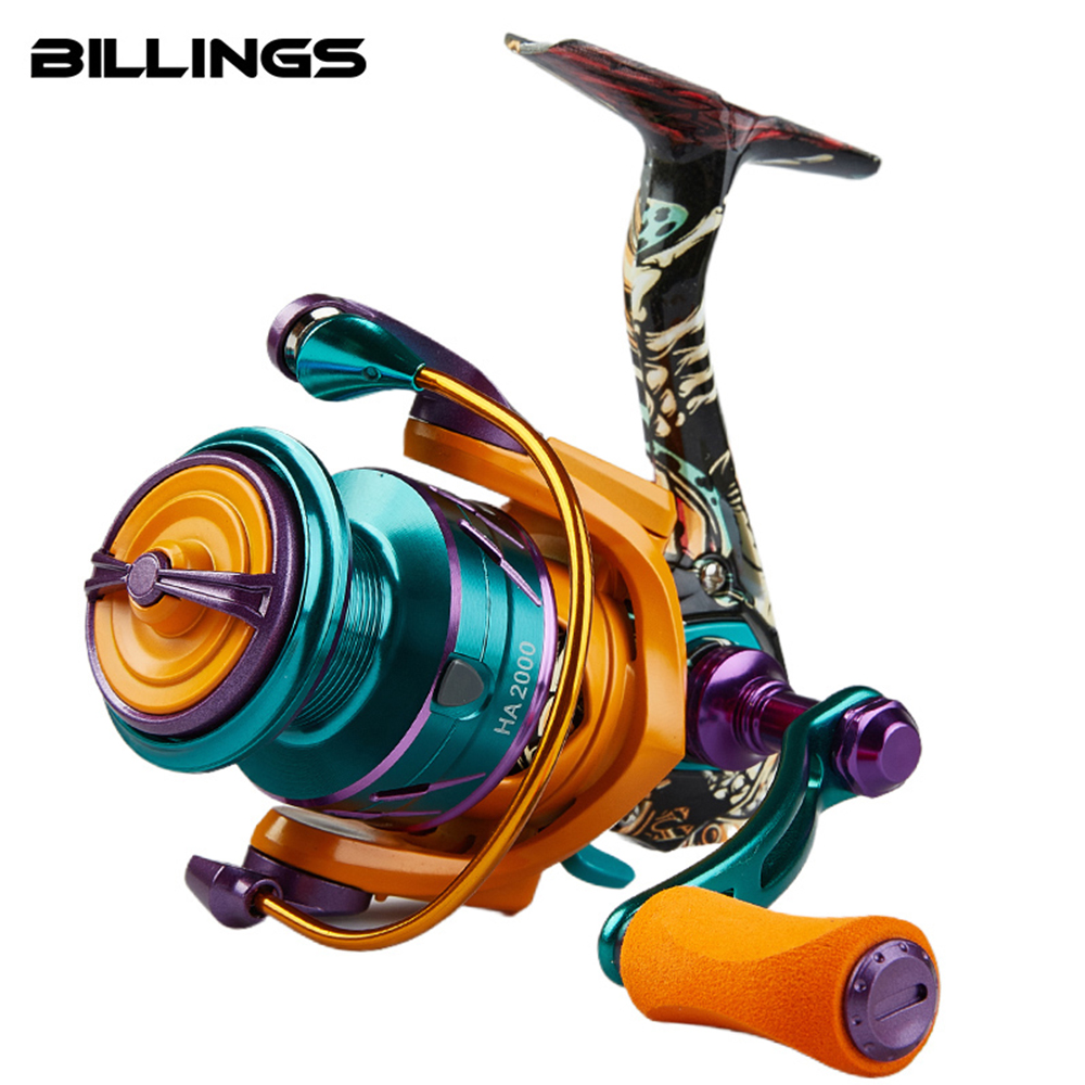 Kastking Reel Zephyr - BILLINGS HA スピニングリール、22LB 最大ドラッグ、5.2:1 ギア比、金属スプール、CNC ロッカー、新鮮な海水用スピニングフィッシングリール