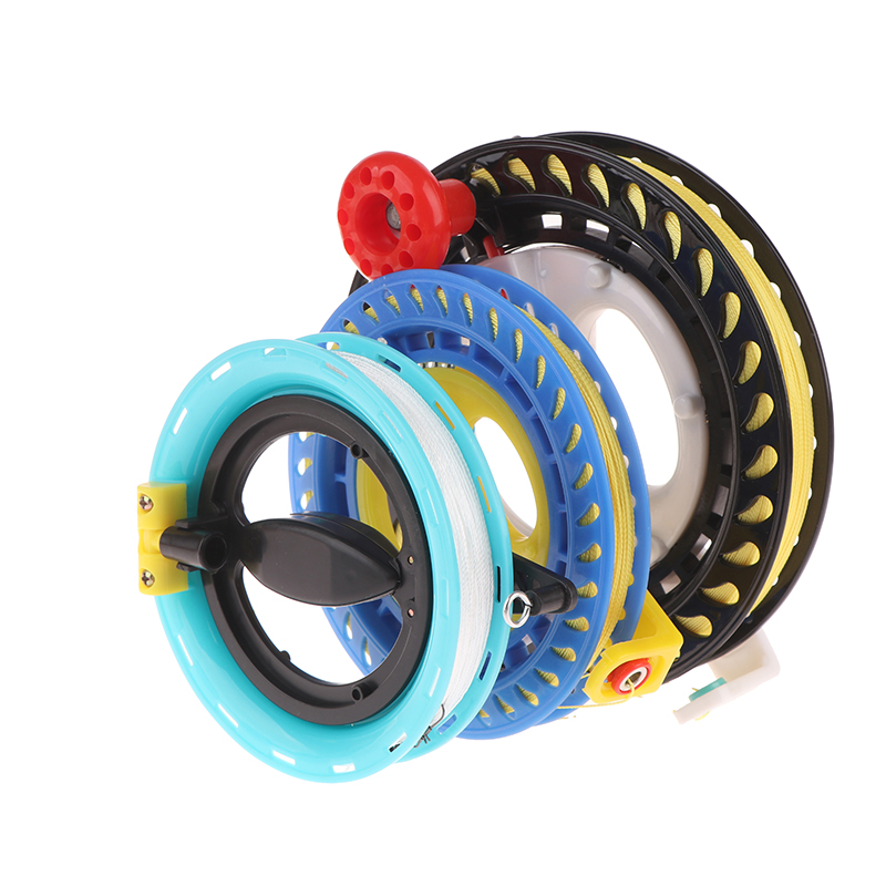 1ピース屋外用ラウンドグリップ凧揚げ用100-400M凧リー - Fly Reel のレビューと価格