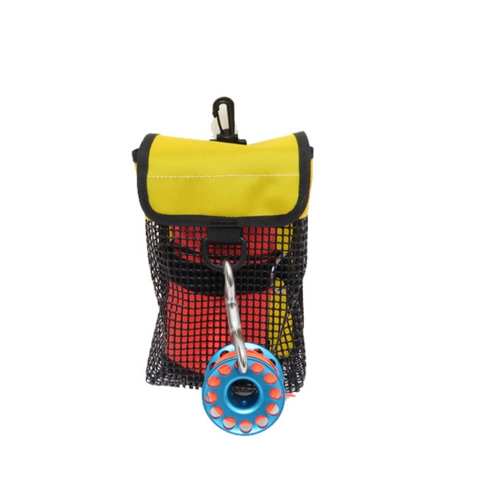 耐久性のあるナイロン製ヘビーデューティーメッシュバッグ 赤黄 - Reel Bag のレビューと価格