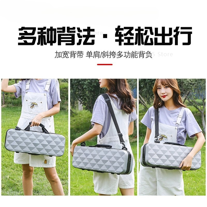 ハードシェルミニ釣り竿ケース |   分解不要のリール収納（ - Fly Reel のレビューと価格