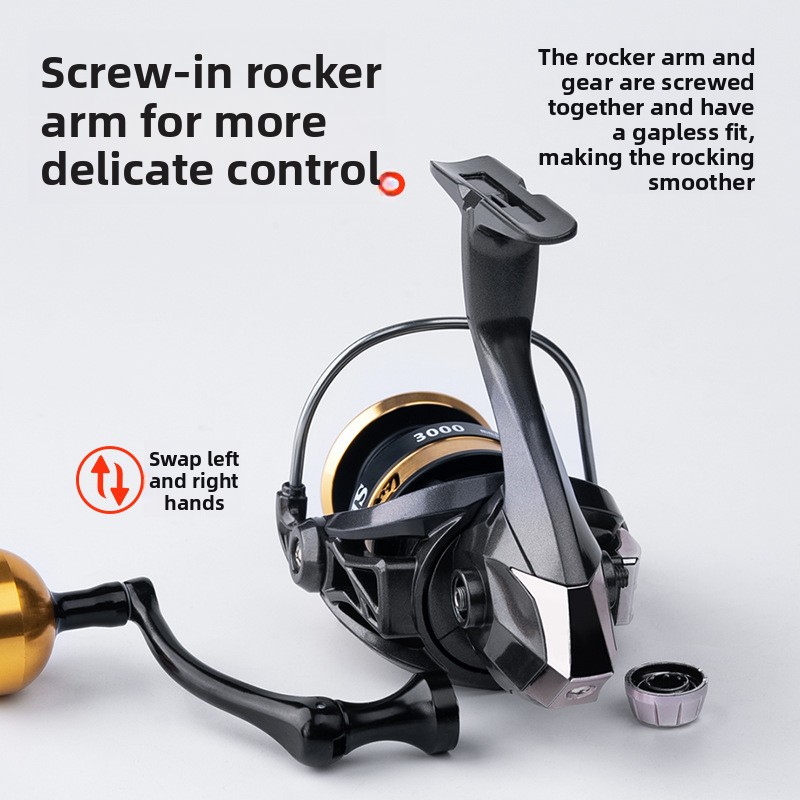 最先端のワイヤー配置を採用した隙間のないスピニングリール、長 - Ice Fishing Reel のレビューと価格