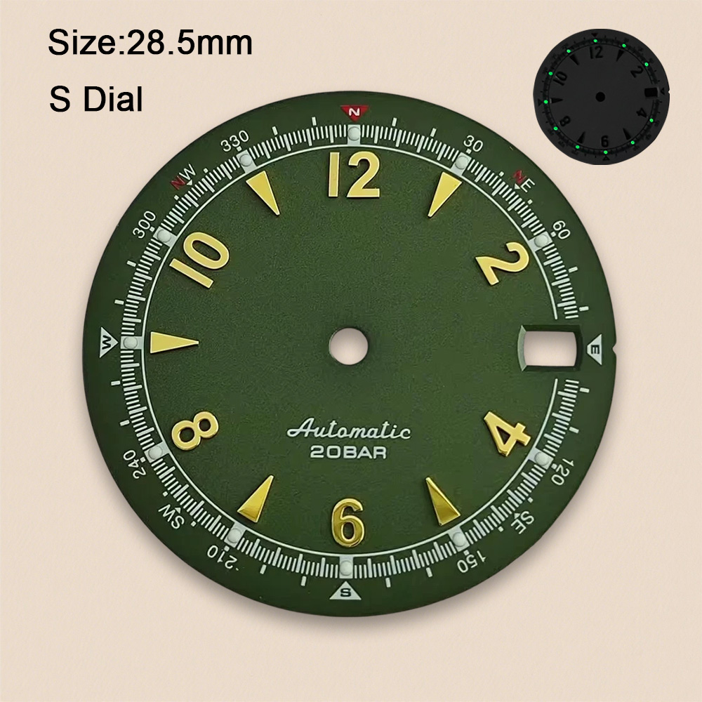 NH35 NH36ムーブメント対応 NH35ダイヤル Sロゴ - Reel Case のレビューと価格