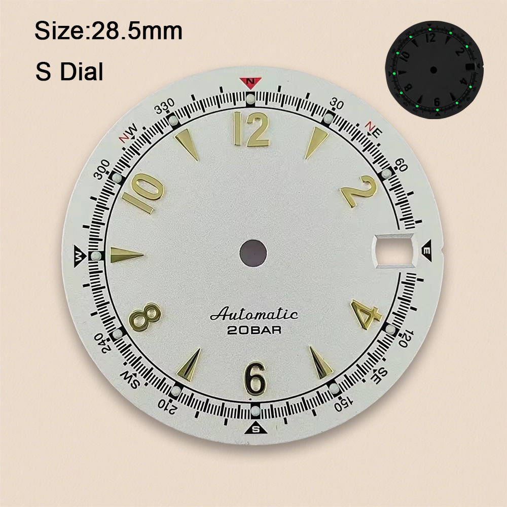 NH35 NH36ムーブメント対応 NH35ダイヤル Sロゴ - Reel Case のレビューと価格