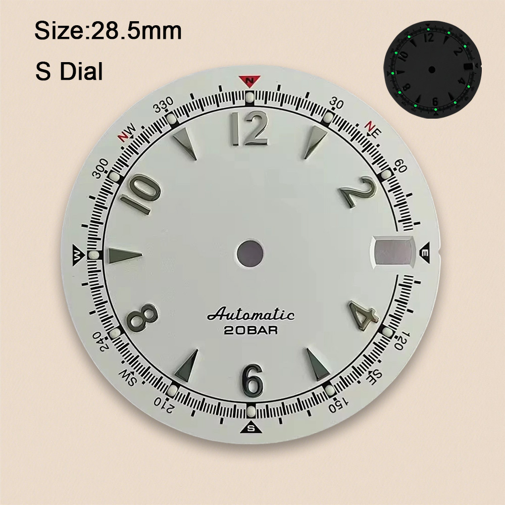 NH35 NH36ムーブメント対応 NH35ダイヤル Sロゴ - Reel Case のレビューと価格