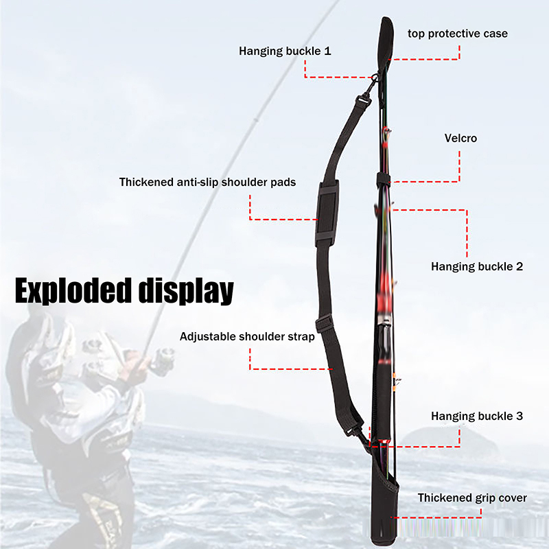 ★ ▲ 調節可能な釣り竿収納バッグポータブル釣り竿ショルダー - Reel Bag のレビューと価格
