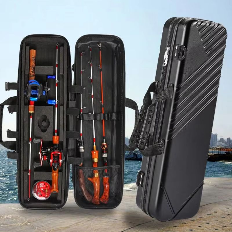 65/80 センチメートル ABS 氷釣り釣竿バッグハードシ - Ice Fishing Reel のレビューと価格